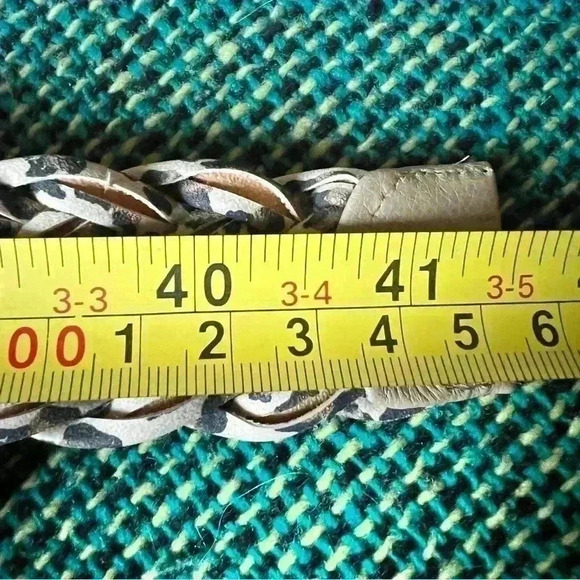 Sandy Duftler Leopard Brass Belt - Size M/L - Picture 6 of 7